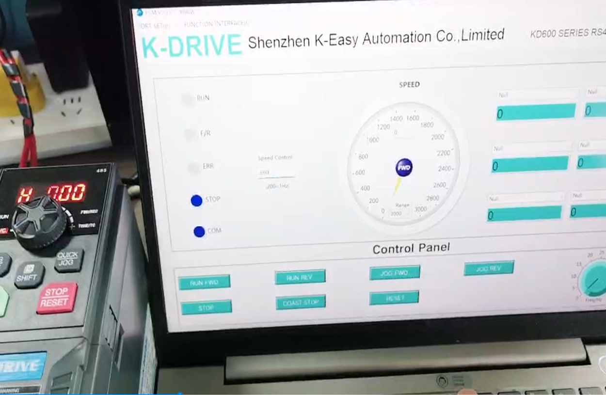 k-easy Frequency Inverter Computer Software